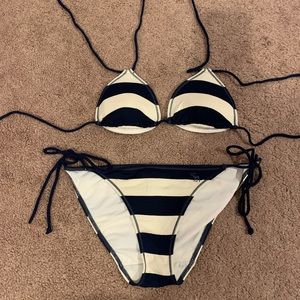 Abercrombie striped bikini